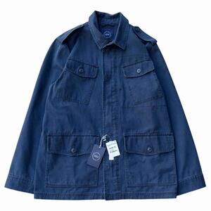 Nordstroms 1901 Navy Blue Button Down Chore Coat Zip Up New With Tags NWT Medium